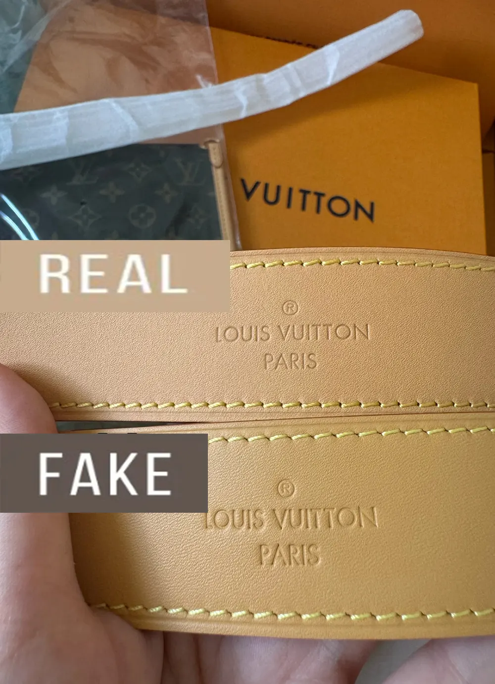 LV CarryAll Bag Comparison Authentic vs. High-Quality Replica