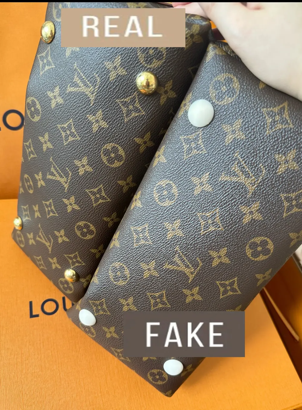 LV CarryAll Bag Comparison Authentic vs. High-Quality Replica