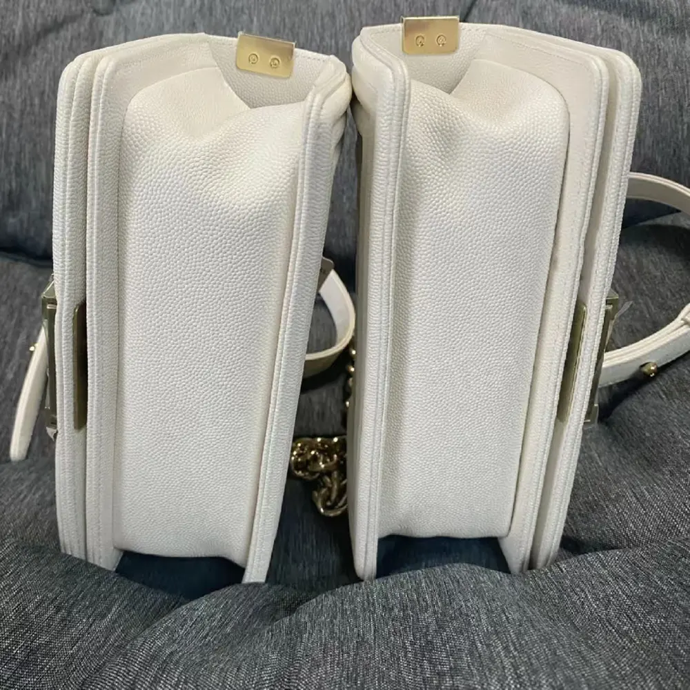 Detailed Comparison Between Chanel LeBoy Bag Authentic and High-Quality Replicas