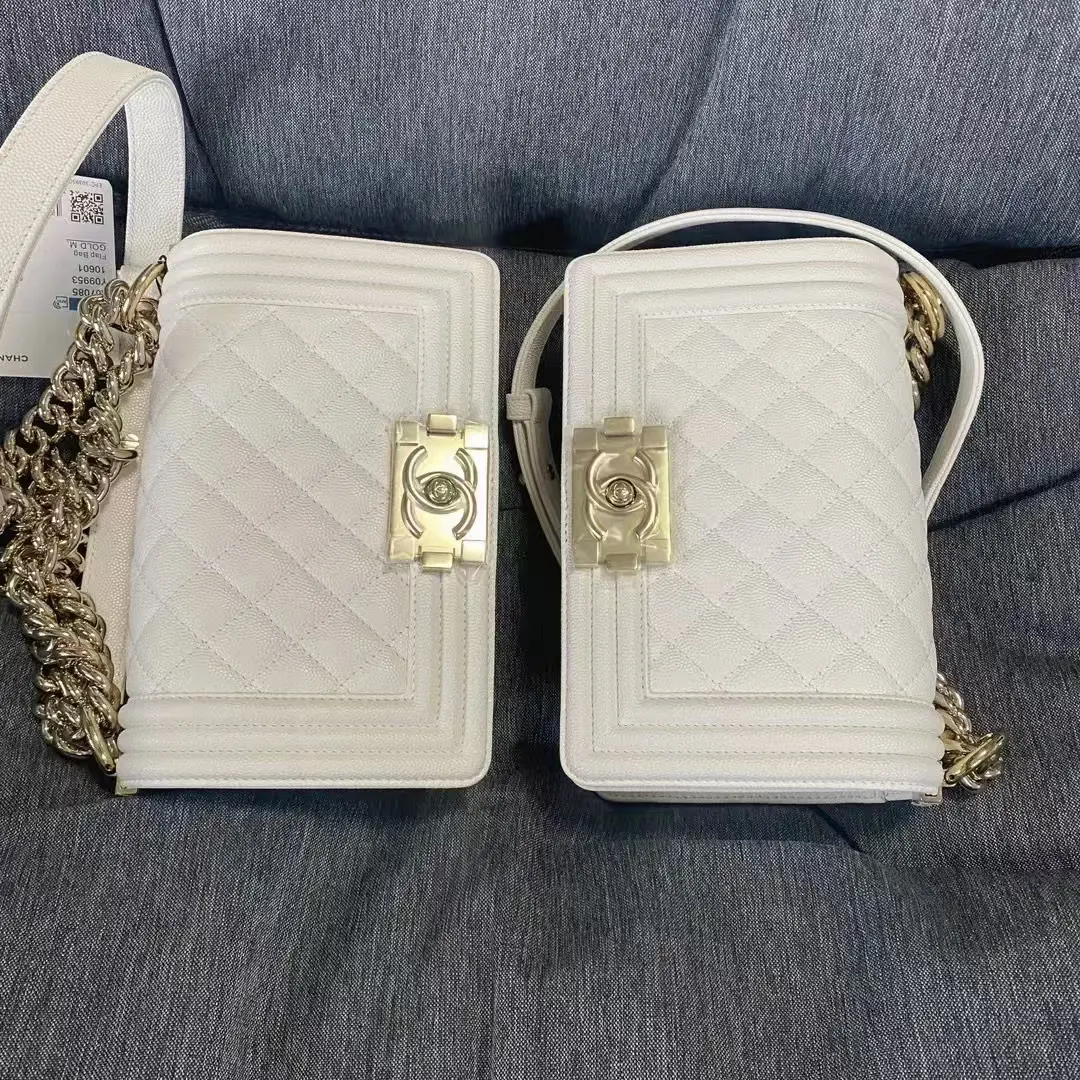 Detailed Comparison Between Chanel LeBoy Bag Authentic and High-Quality Replicas