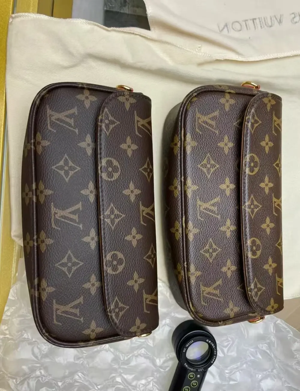 Louis Vuitton Wallet on Chain Ivy A Comparison of Authentic vs. High-Quality Replica