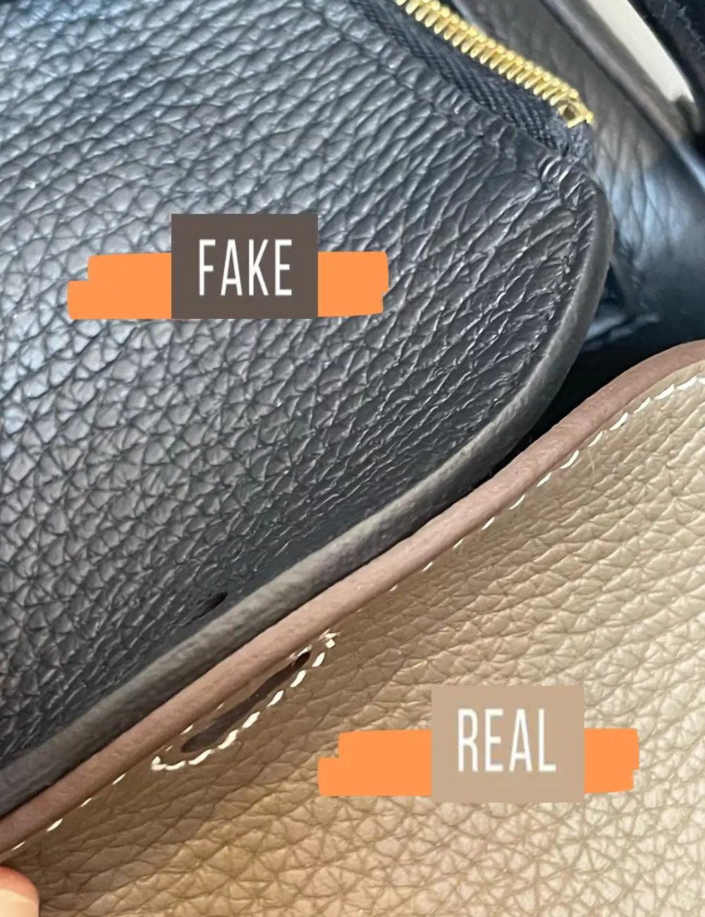 Hermes Lindy Bag Comparing Authentic and High-Quality Replicas