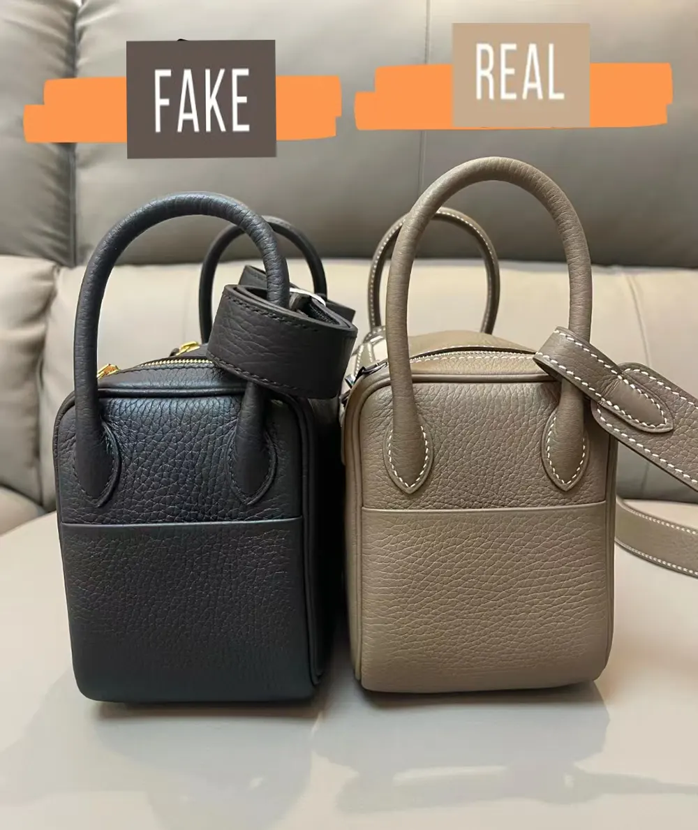 Hermes Lindy Bag Comparing Authentic and High-Quality Replicas