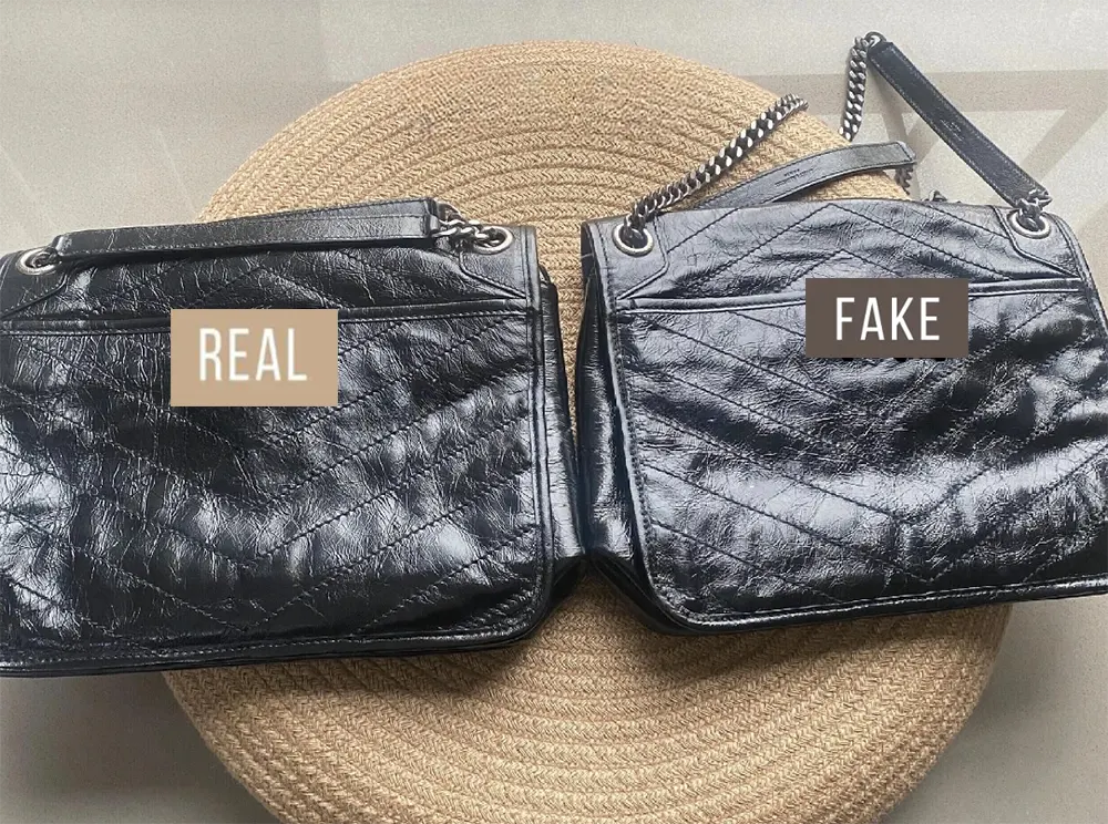 YSL NIKI Bag Authentic vs. Replica Comparison