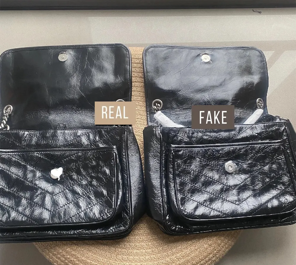 YSL NIKI Bag Authentic vs. Replica Comparison