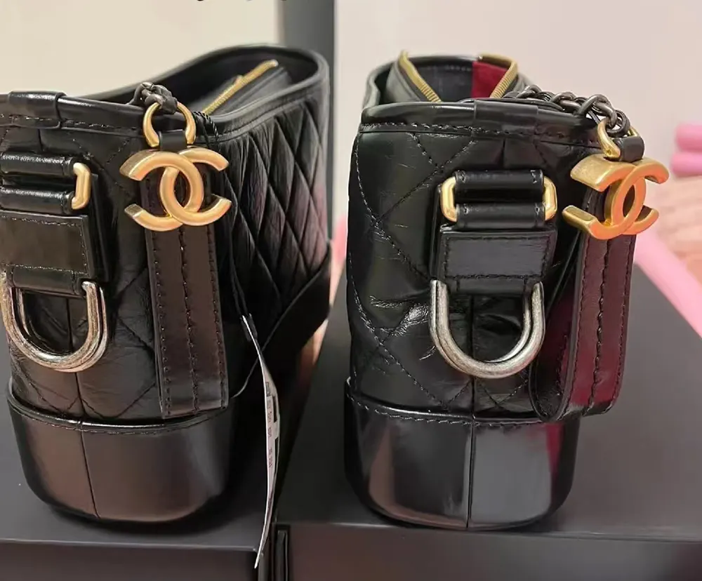 Chanel Gabrielle Hobo Bag: Authentic vs. High-Quality Replica Comparison