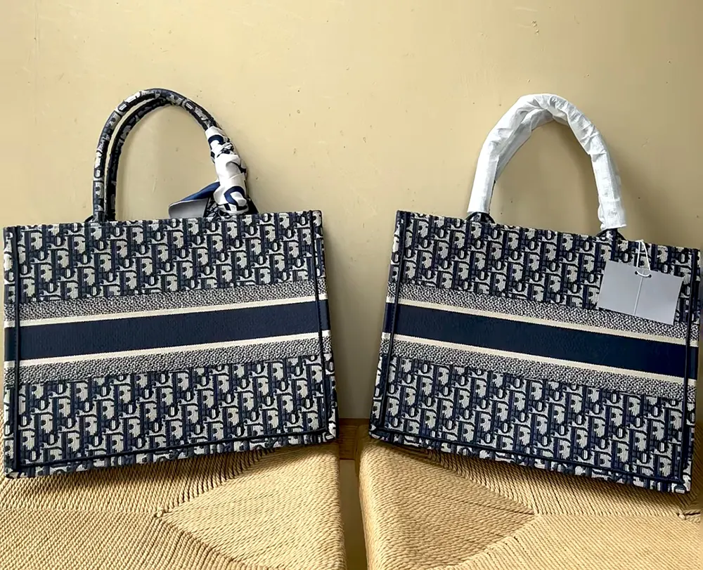 Dior Book Tote Bag: Authentic vs. High-Quality Replica