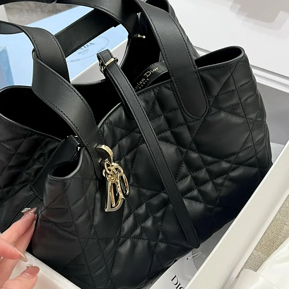  Dior Toujours Medium Bag Review Black Macrocannage Calfskin