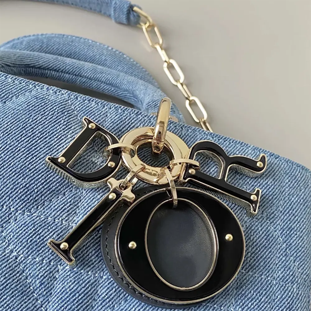  Christian Dior Lady D-Joy Review: Blue Macrocannage Denim Bag