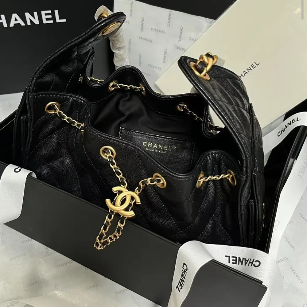  Black Chanel 25 Bag Authentic vs Replica: A Very Close Comparison