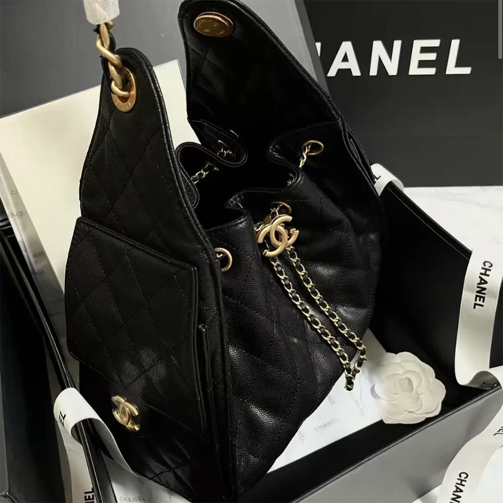  Black Chanel 25 Bag Authentic vs Replica: A Very Close Comparison