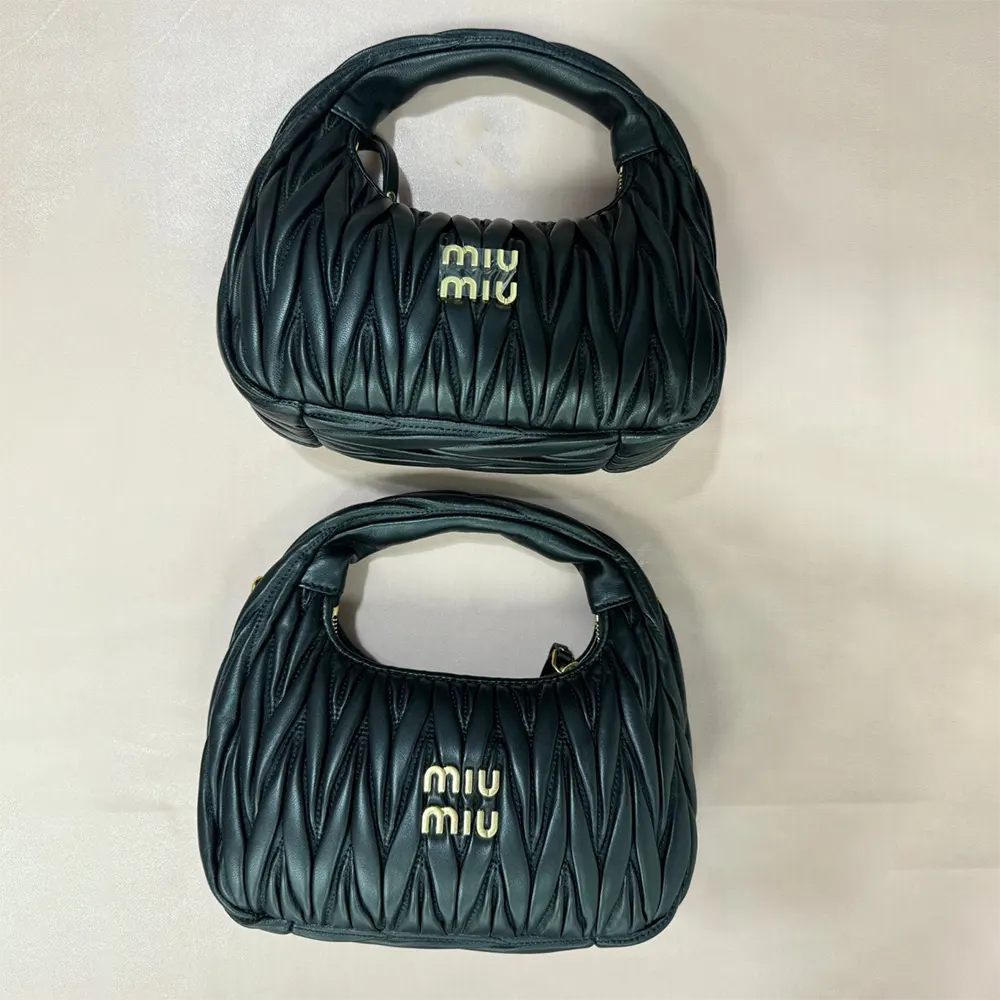  Miu Miu Wander Matelassé Bag in Black — Authentic vs High Quality Alternative 