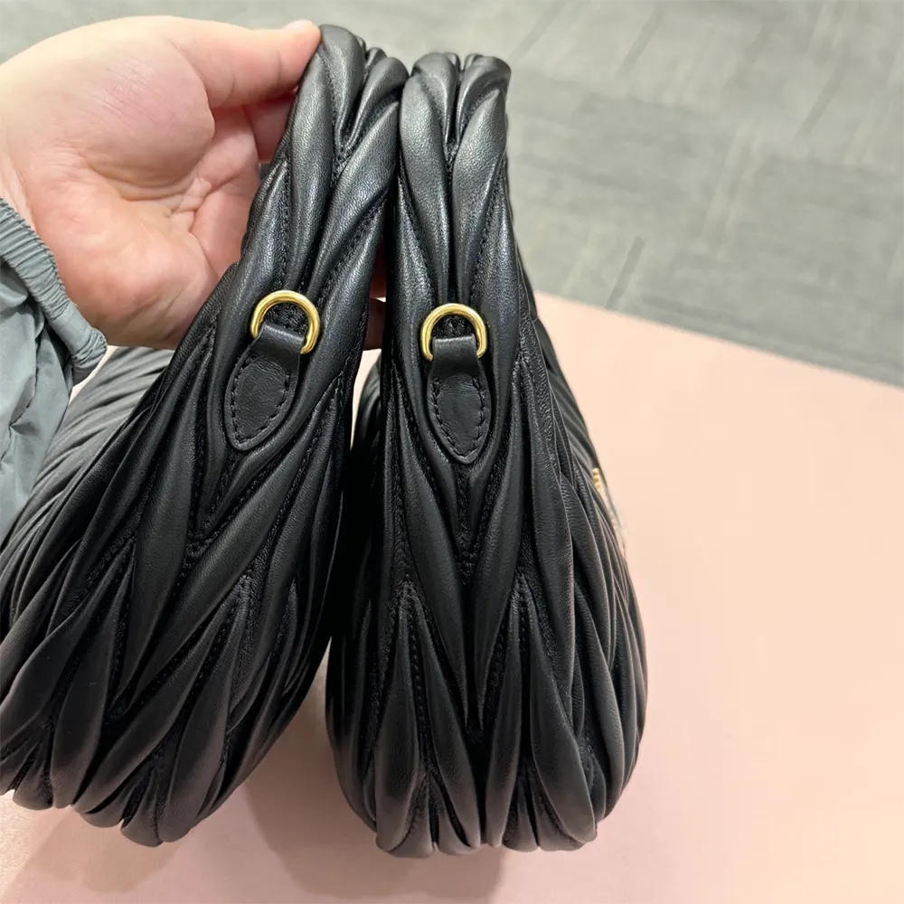 Miu Miu Wander Matelassé Bag in Black — Authentic vs High Quality Alternative 